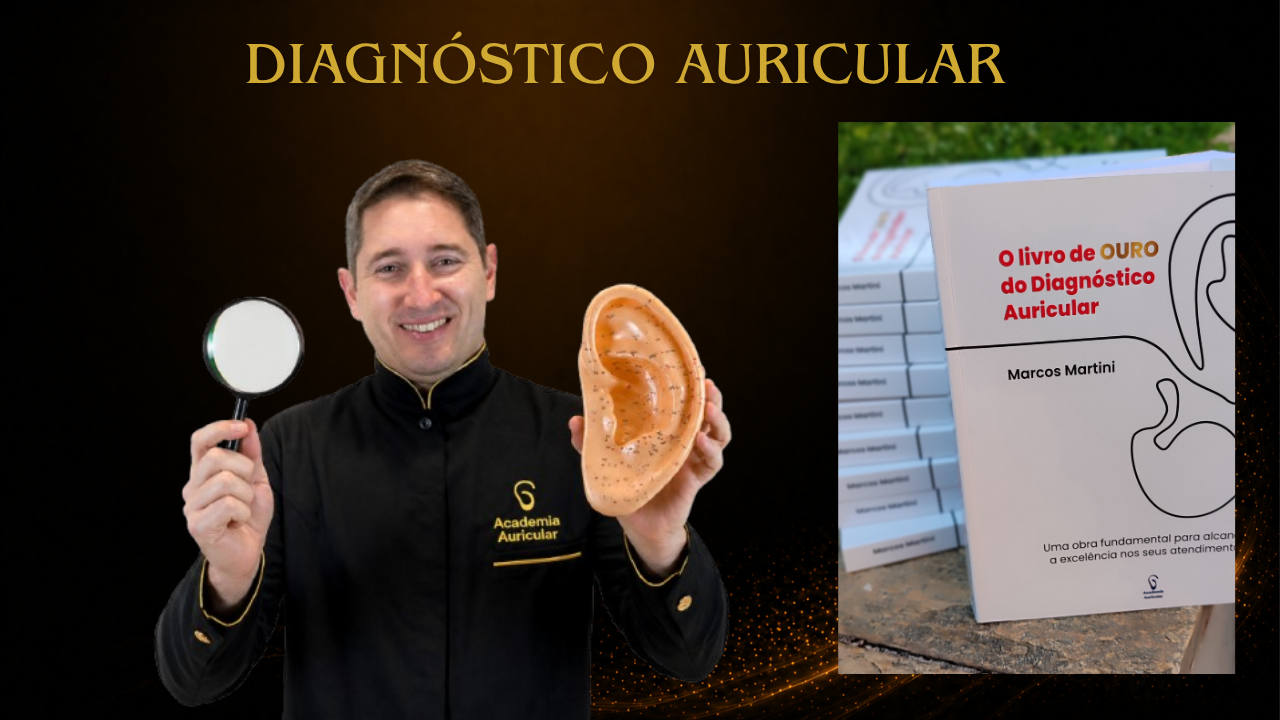 Livro de Ouro, Marcos Martini estudando uma orelha e representação do conhecimento em Diagnóstico Auricular